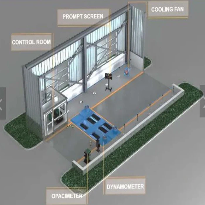 Car axle testing machine3